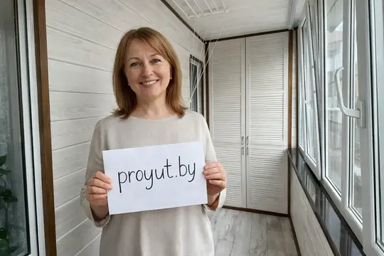 Отзыв клиента после отделки балкона со встроенным шкафом